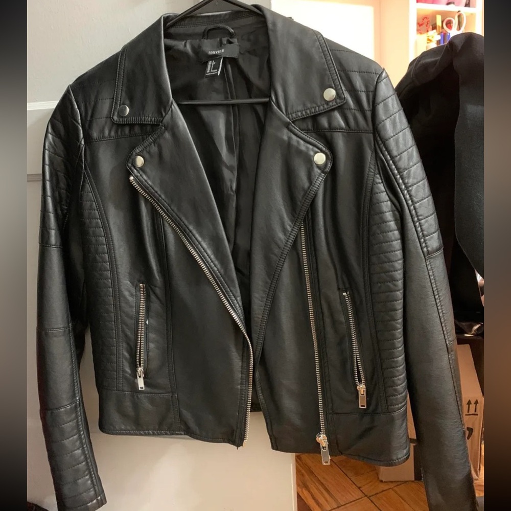 leather blazer